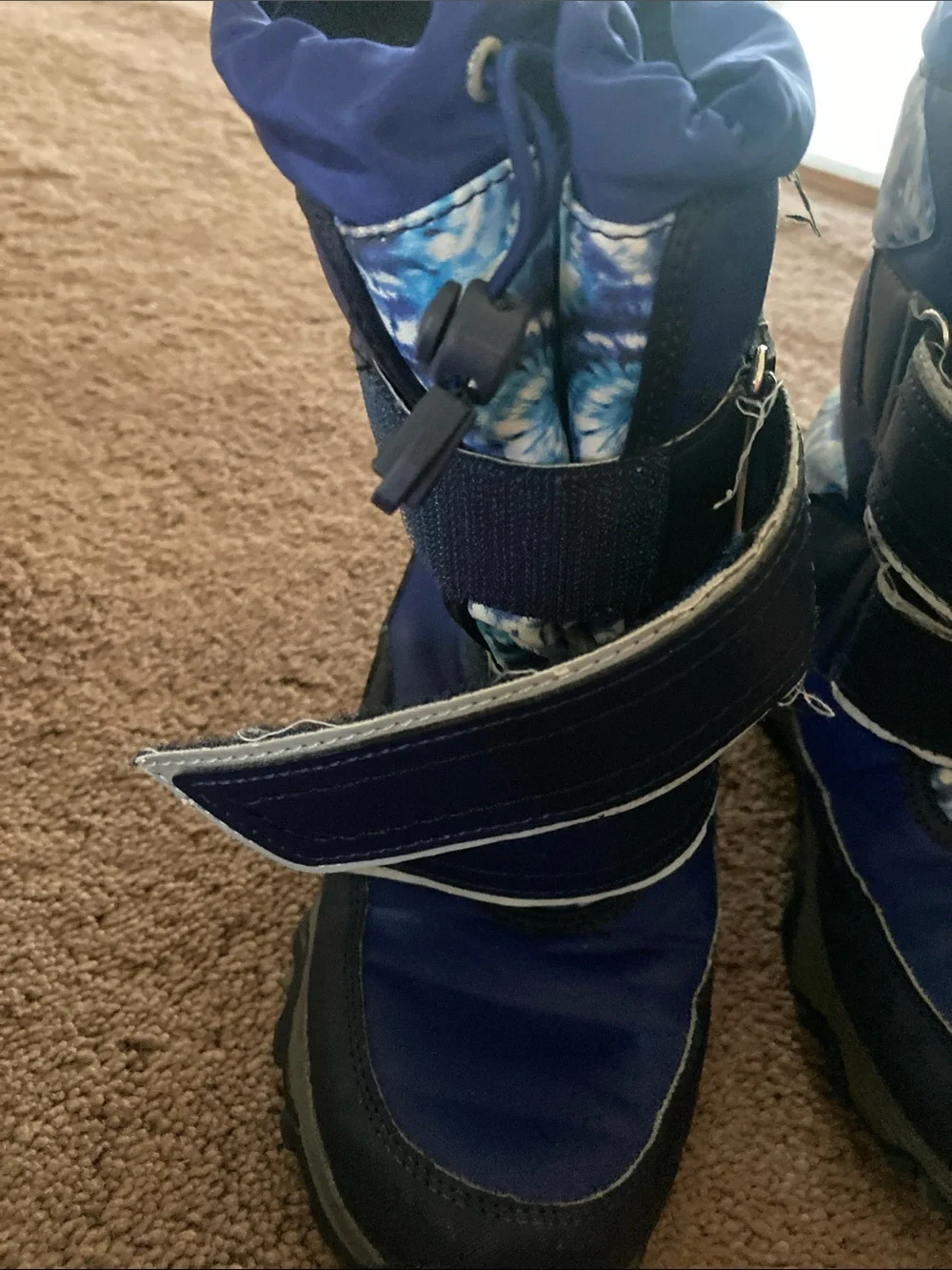 Lands End blue black